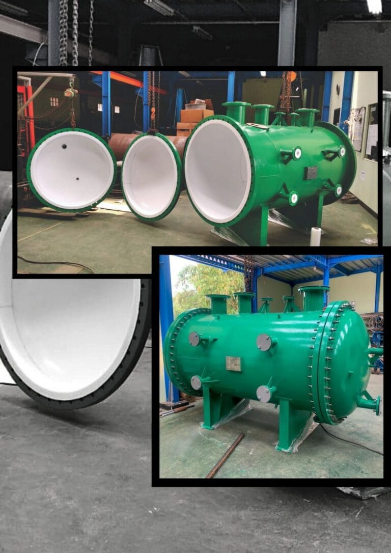 Pelapis PTFE Tangki Bejana PTFE